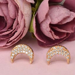 MEIRA JEWELLERY Artificial Stones Studded Contemporary Studs-picture-0