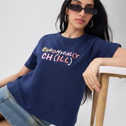 The Souled Store Women Typography Printed T-shirt-picture-47