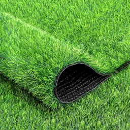 Aura Green Textured Waterproof Artificial Grass Doormat-15