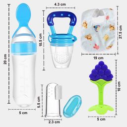 Kritiu Set Of 5 Baby Teether Combo image 3