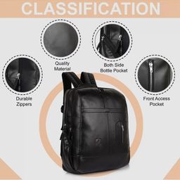 Frokht Unisex PU Backpack image 5