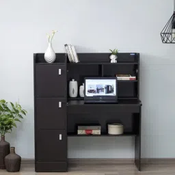 spacewood Kosmo Winner Hutch Desk in Wenge Finish-picture-3