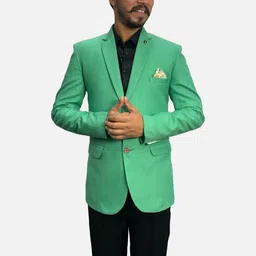GARGIAN Master Cut Men Green Blazer Suit-picture-16
