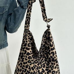 CORSICA Animal PU Structured Hobo Bag with Bow Detail-image-19