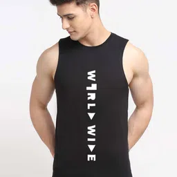 Friskers Printed Cotton Gym Innerwear Vests AE467-01-image-44