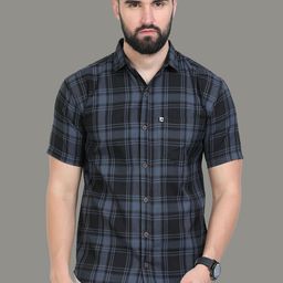ALLWIN PAUL Men Classic Micro Checks Opaque Checked Casual Shirt-image-90
