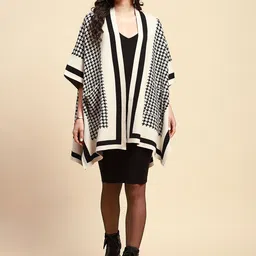 Global Republic Printed High-Low Open Front Shrug-31