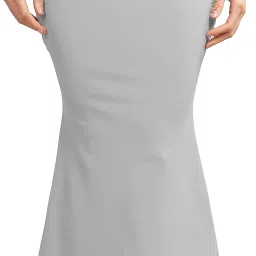 KANISHTHA Grey Saree Shapewear for Women Cotton Blend Petticoat-image-1