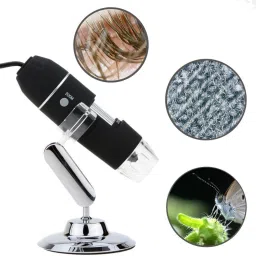 microware 2MP 1000X 8 LED USB Digital Microscope Endoscope Camera Magnifier + Stand MMPL MICROSCOPE USB Hub image 2