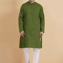 SG LEMAN Men Ethnic Motifs Regular Kurta with Pyjamas-57