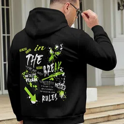 Triptee Men Graphic Printed Hooded Cotton Sweatshirt-picture-15