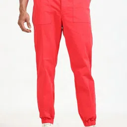 NEVER NEUD Men Relaxed Joggers Trousers-image-86