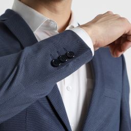 Men Solid Single Breasted Casual Blazer-image-42
