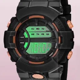 Hala Men Solid Round Tang Regular Digital Watch-HL76-G-6