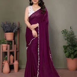 VEDANT VASTRAM Pure Georgette Saree-image-84