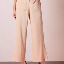 OOMPH! FACTOR Women Relaxed Regular Fit Mid-Rise Trousers-image-41