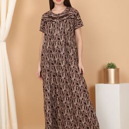 Sweet Dreams Printed Maxi Nightdress-image-65