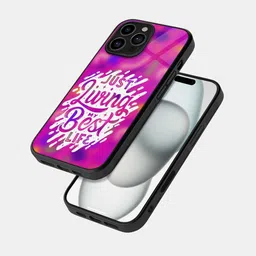 macmerise Typography Printed iPhone 16 Pro Max Bumper Case Mobile Accessories-image-69