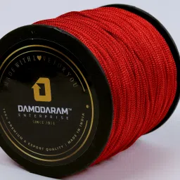 damodaram 1mm Nylon Macrame Thread Cord For Art Craft & DIY Projects (100 MTR, Red) Thread image 3
