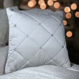 ERBA Grey Geometric Square Cushion Covers-image-78