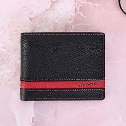 HIROSHI Men Leather Two Fold Wallet-image-95