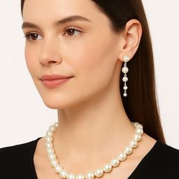 Bonnt Women White Necklace and Chains-image-35