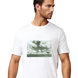 BLUEFICUS Graphic Printed Round Neck Bio Finish Slim Fit T-shirt-image-74