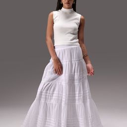 Obleka Round Neck Rib Top With Skirt Co-ords-image-32