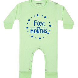 Arvesa Infants Printed Round Neck Bodysuits-image-75