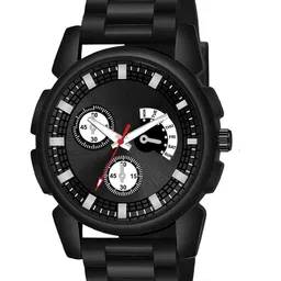 Gopal Shopcart Unisex Dial & Bracelet Style Straps Analogue Watch J16 BLK AeViyoBLK New PU-55