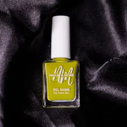 nails & more Gel Shine Glossy Nail Polish - 10 ml - Yellow Green 33-image-19