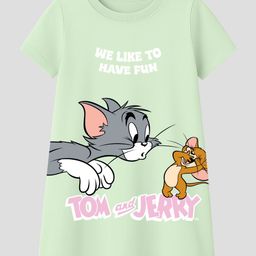 Nap Chief Print T-shirt Dress-image-37
