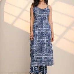 Ragavi Printed Pure Cotton Top With Trousers Co-Ords-image-17