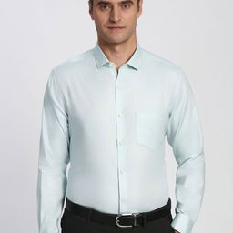 Peter England Elite Spread Collar Pure Cotton Regular Fit Formal Shirt-picture-13