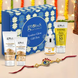 Globus naturals Set Of 4 Multani Mitti Skin Care Rakhi Gift Box-29