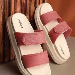 JUMPLITE Women Open Toe Flats-image-67