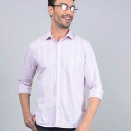 Crimsoune Club Men Striped Classic Slim Fit Cotton Casual Shirt-image-80