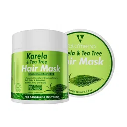 Volamena Karela & Tea Tree Hair Mask For Dandruff & Itchy Scalp 120 ml-13
