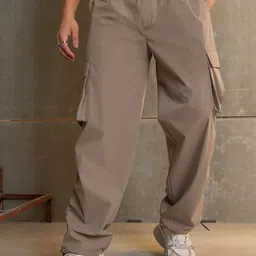 MASCLN SASSAFRAS Unisex Loose Fit Trousers-image-73