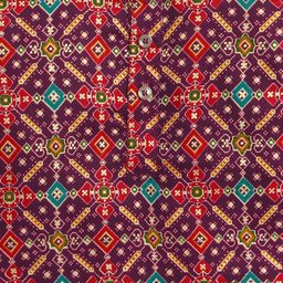 BAESD Boys Ethnic Motifs Printed Kurta with Pyjama image 2