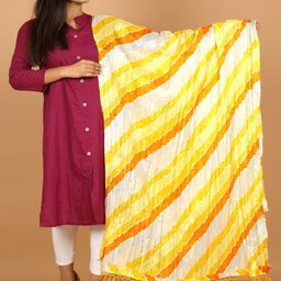 RajeRaj Printed Silk Dupatta-picture-45