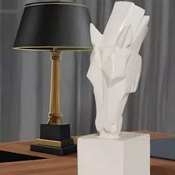 Aura White Idol Showpiece-image-8