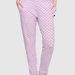 PROTEENS Women Printed Pure Cotton Mid Rise Lounge Pants-image-75