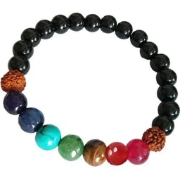 Divine souvenirs Unisex Artificial Beaded Elasticated Bracelet-image-62