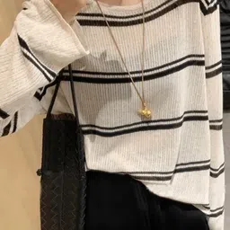 KPOP Women Striped Top-image-89