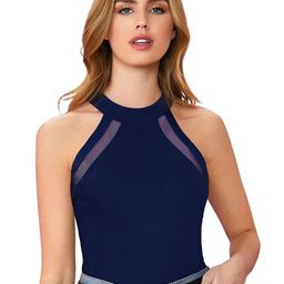 SHOPONBIT Women Solid Round Neck Top-image-58