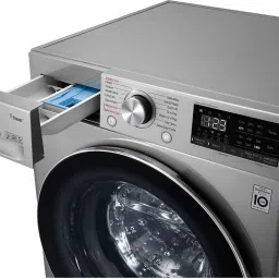 lg 9/5 kg with Wi-Fi EnabledAI Direct Drive Technology Ready to Wear Clothes Washer with Dryer with In-built Heater Silver image 4