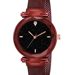 Miss Perfect Unisex Embellished Dial & Bracelet Style Straps Analogue Watch PayM285-picture-3