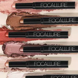 FOCALLURE Shimmer Cream Long Lasting Eyeshadow Stick - 2 g - Champagne 02 image 5