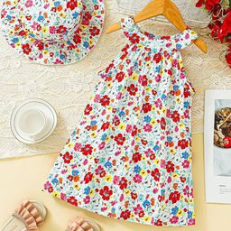 LULU & SKY Floral Print A-Line Dress-image-65